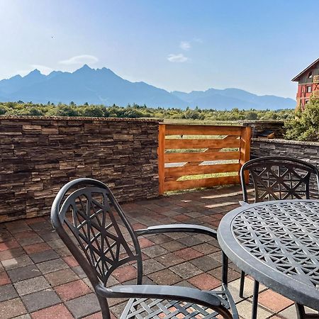 Tri Stity Apartment With Tatra View Terrace Vel'ka Lomnica Exteriör bild