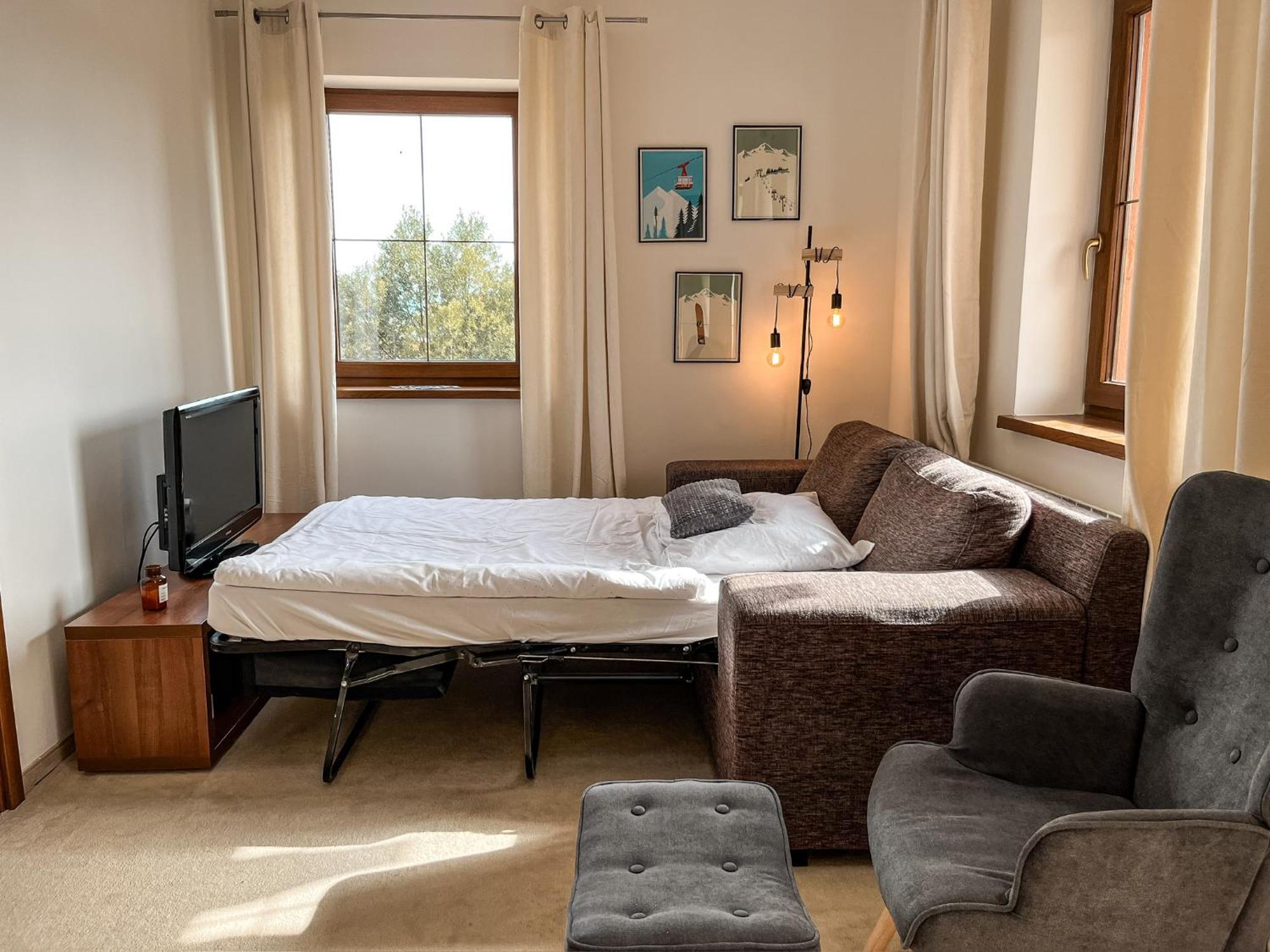 Tri Stity Apartment With Tatra View Terrace Vel'ka Lomnica Exteriör bild